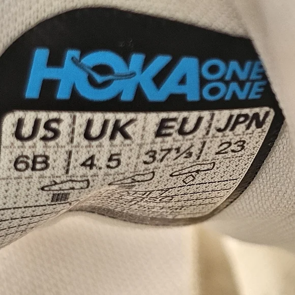 Hoka Arahi 7 Women's Running Shoes, White, US 6B – Preowned - Picture 9 of 13